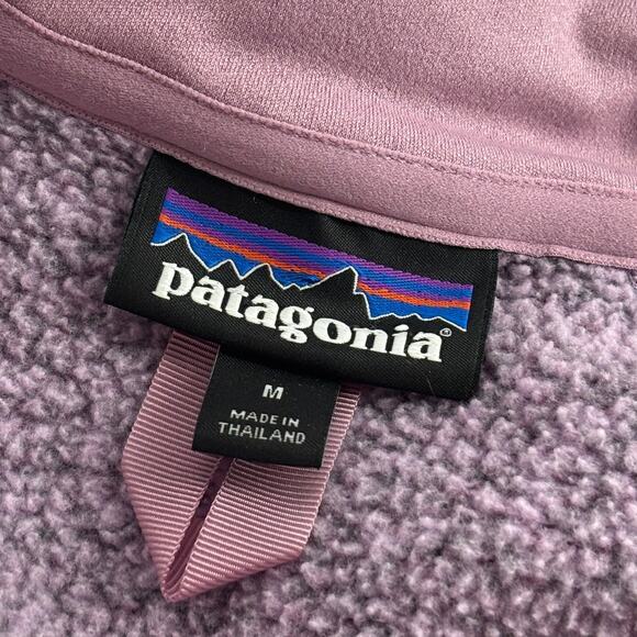 Patagonia Hazy Purple Quarter Zip Pullover Better Sweater - Picture 10 of 12